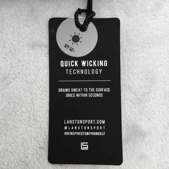 LANSTON SPORT Women's Pursuit Sports Bra Size Large NWT Grey SPF50 - 0159 - Picture 4 of 10